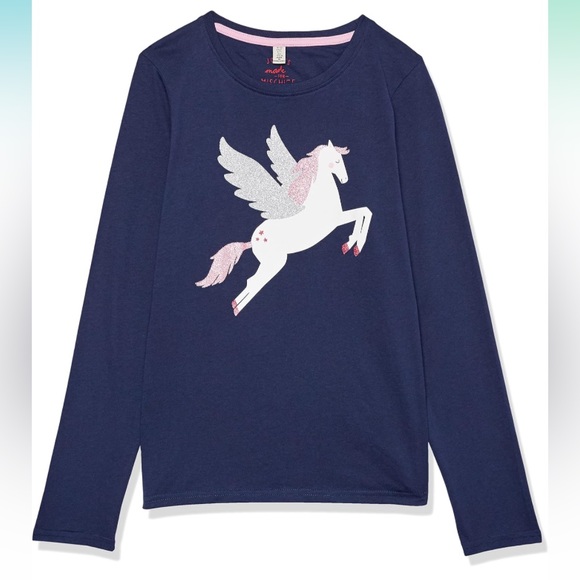 Joules Other - NWT Joules Girls' Long Sleeve T-Shirt Flying Horse size 5 Years